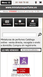 Mobile Screenshot of miniaturasperfume.es